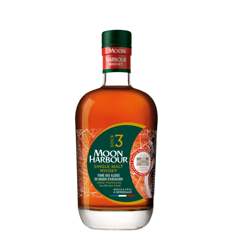 WHISKY DOCK 3 FUME AUX ALGUES SINGLE MALT MOON HARBOUR