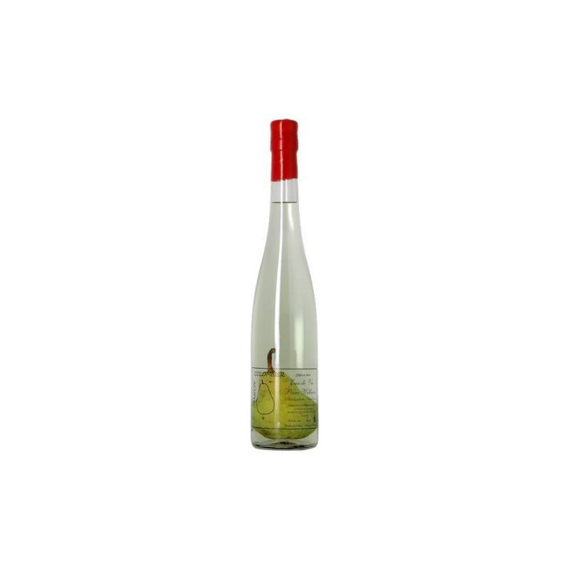 EAU DE VIE POIRE FLUTE POIRE PRISONNIERE COLOMBIER