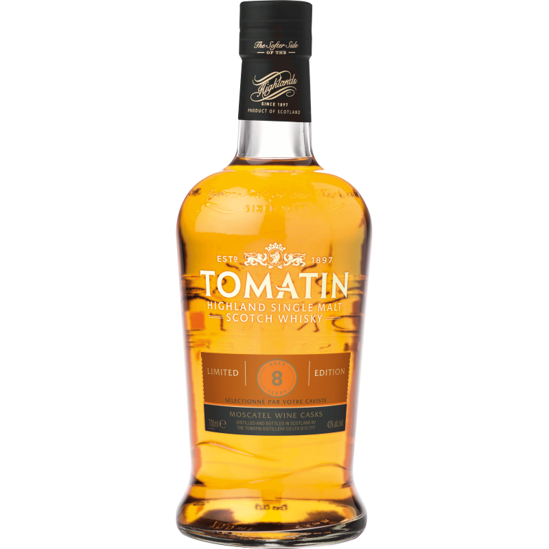 WHISKY TOMATIN 8 ANS FUT MOSCATEL