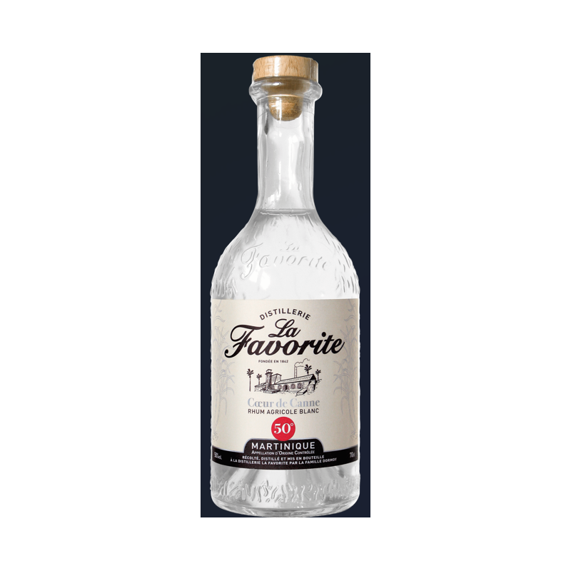 RHUM COEUR DE CANNE BLANC 50° LA FAVORITE
