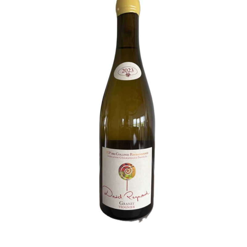 IGP COLLINES RHODANIENNES GRANIT VIOGNIER DAVID REYNAUD DOMAINE LES BRUYERES