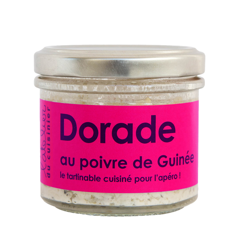 TARTINABLE DORADE AU POIVRE DE GUINEE 80G L ATELIER DU CUISINIER