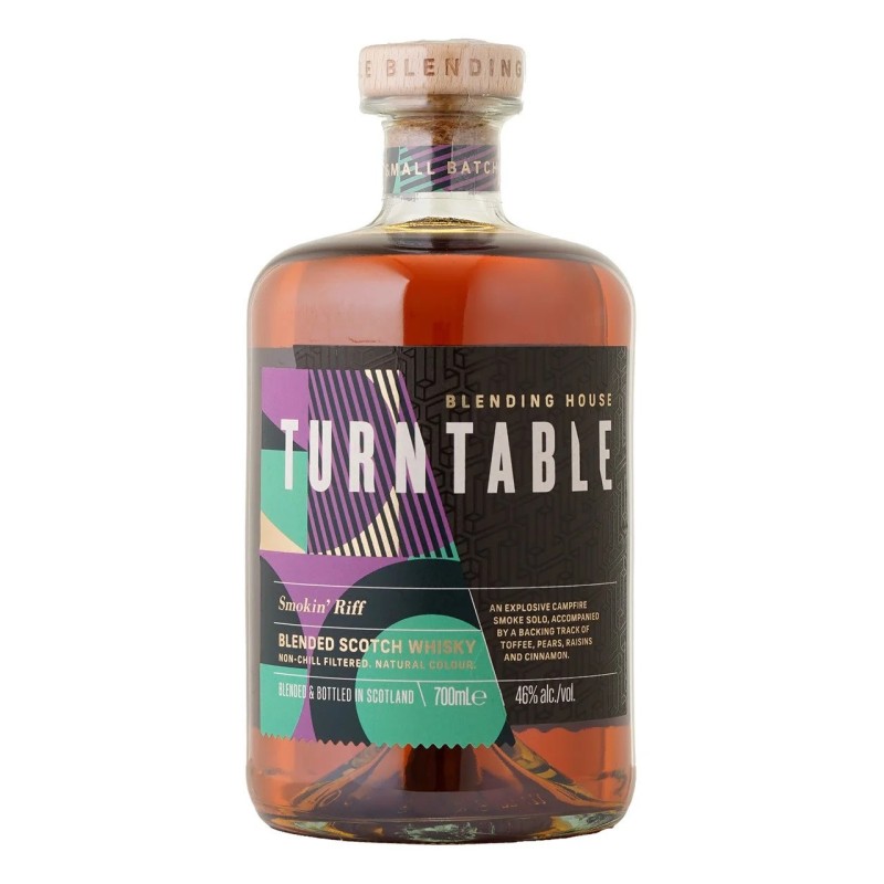 WHISKY BLEND SCOTCH SMOKIN RIFF TURNTABLE