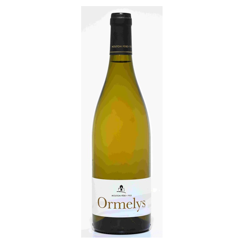 IGP COLLINES RHODANIENNES ORMELYS MARSANNE VIOGNIER DOMAINE MOUTON PERE ET FILS