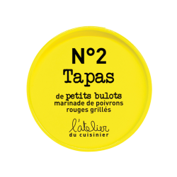 TAPAS PETITS BULOTS MARINADE DE POIVRONS GRILLES ATELIER DU CUISINIER