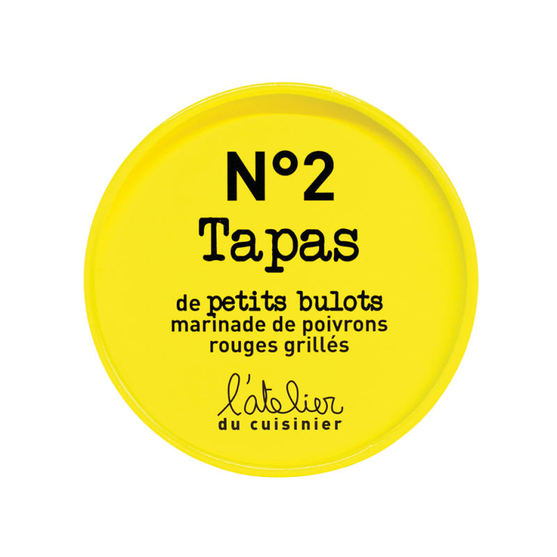 TAPAS PETITS BULOTS MARINADE DE POIVRONS GRILLES ATELIER DU CUISINIER